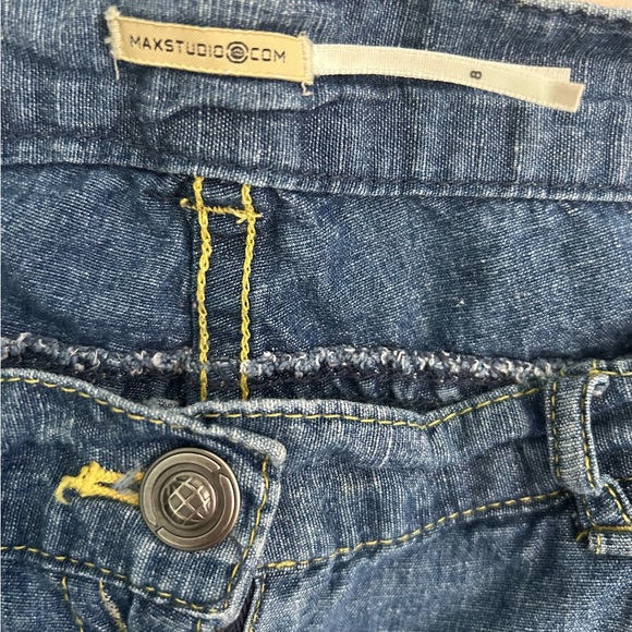 Max Studio Cotton/Linen Bermuda Shorts Size 8 - Picture 12 of 13